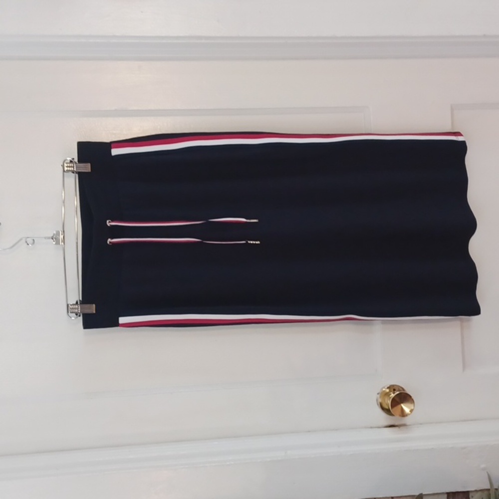Tommy Hilfiger long skirt women's size small red, white, and blue